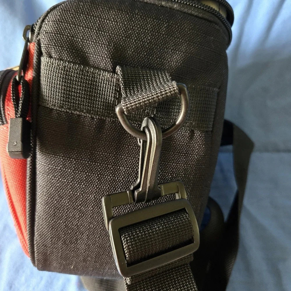 Lowepro EX 220 Nylon Holster-style Shoulder Camera Bag - Rust Red Color